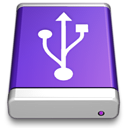 Purple Drive Icon