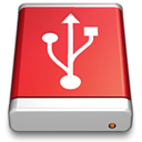 Red Drive Icon