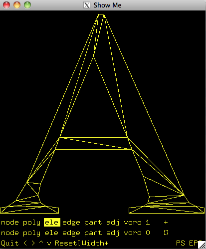 triangle showme demo working in x11